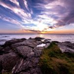 sunset, colonia del sacramento, sunset over water